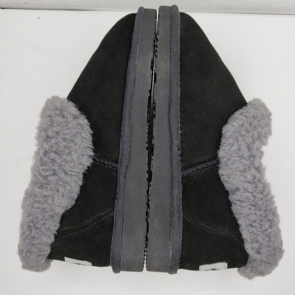 Aussie Merino Wool Albury Black Suede Pull On Boots Sz 6M Cozy-Warm In-out Wear - Picture 6 of 9